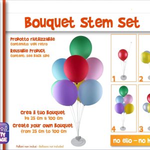Bouquet Stem Set: componi il tuo bouquet di palloncini