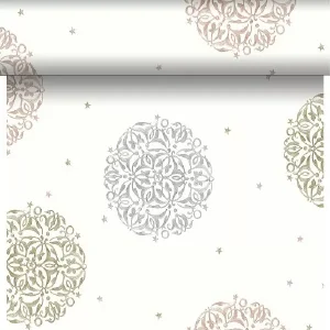 Tte-a-Tte Festive Mood bianco Dunicel, 0,4 x 24 m 6 rotoli