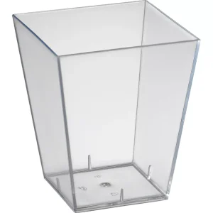 Square large 150 ml 57x57x67mm – PS Trasparente – conf 600pz