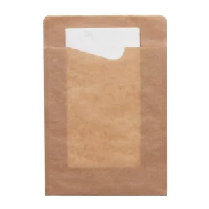 Sacchetto Snack Con Tovagliolo Bianco Cartone Craft – 143×210 – 300 pz