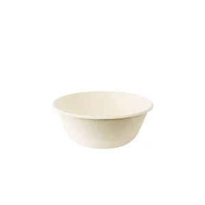 Ciotola Coppa 500 ml – 140x140x57mm – Bagassa Bianco – 500 pz