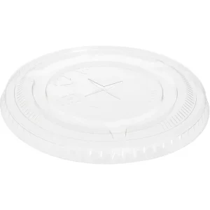 Coperchio piatto con tacca per 188004/188005/188006 – rPET – Trasparente – 1000 pz