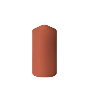 Candele pillar superficie opaca 150×70 mm Earth Terra conf 12 pz