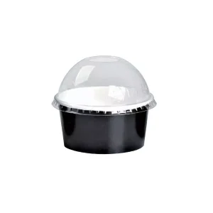 Coperchio in plastico PET a Cupola Trasparente  80 mm pz. 1000