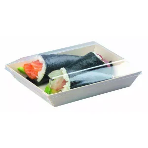 Coperchio PET Per Vaschetta Samurai 210SAMBQ130 – 13x18xh 2 cm – 100 pz