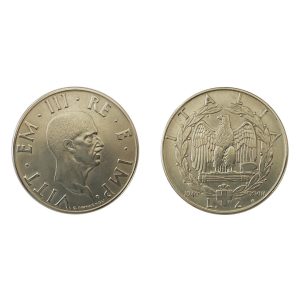 Vittorio Emanuele III – 2 Lire Impero – 1940 XVIII Antimagnetica Spl