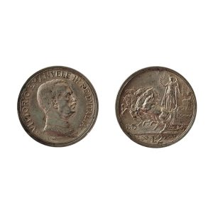 Vittorio Emanuele III – 2 Lire Quadriga Briosa – 1915