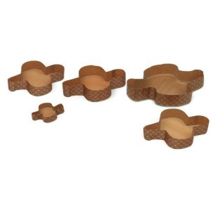 5 FORME COLOMBE 750 GR IN CARTA PASQUA DECORA