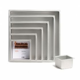 STAMPO TEGLIA QUADRATA CM 25 X 25 X 7,5H ANODIZZATA DECORA