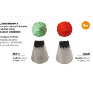 CORNETTO MERINGA 24 DENTI DECORA