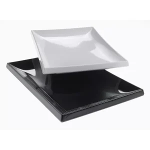 PIATTO RUBINO NERO cm.25×17,5×3 pz 1