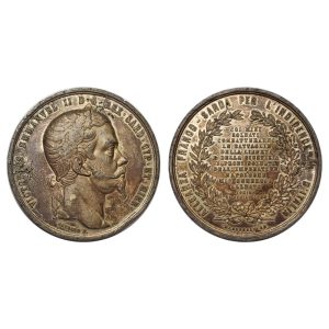 MEDAGLIA VITTORIO EMANUELE II – 1859 – Alleanza Franco-Sarda
