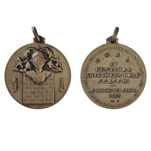 Medaglia IV Festival internazionale Scacchi – E.N.A.L. – 1955