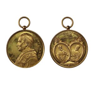 Medaglia Papa Leone XIII 1897 – Canonizzazione Di Fourier E Zaccaria