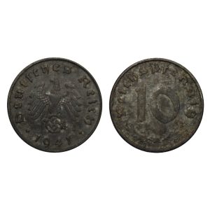 Germania – Terzo Reich – 10 Reichdpfenni 1941 A