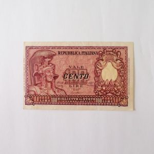 REPUBBLICA ITALIANA – 100 LIRE “ELMATA” – 1951 – BOLAFFI – SPL