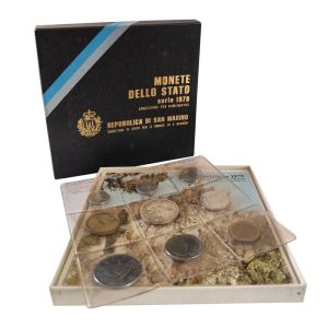 San Marino – Serie divisionale 1979 Con 500 Lire Argento “Organi istituzionali”