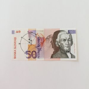 SLOVENIA – 50 Tolarjev “Jurij Vega” – 1992 – FDS