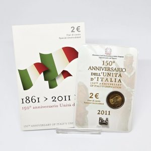 2011 – 2 euro “150° Anniversario dell’Unità d’Italia” – FDC