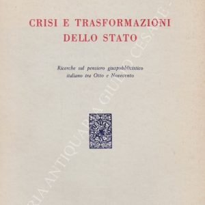 Crisi e trasformazioni dello Stato