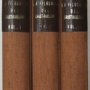 Storia della Filosofia. Parte seconda – La filosofia del Cristianesimo.