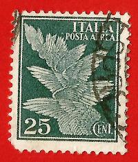 ITALIA REGNO 1932 YT PA11A Usato  ” Posta Aerea” € 0.10